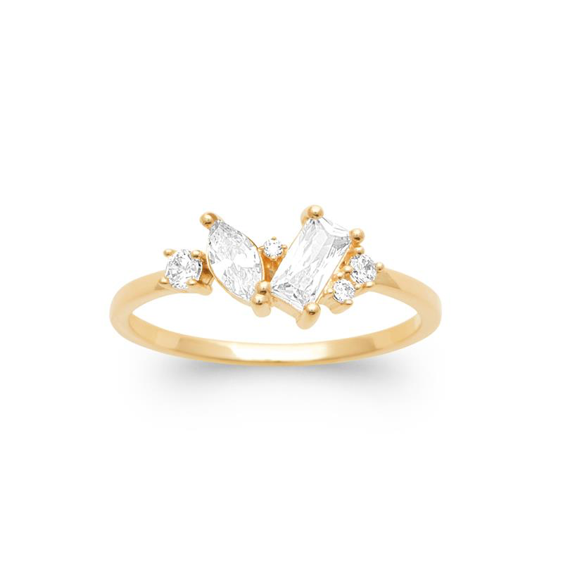 Bague fine marquise