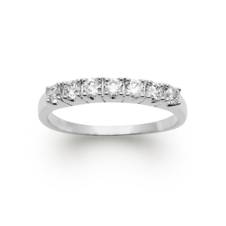 Alliance Argent Rhodié couronne OZ