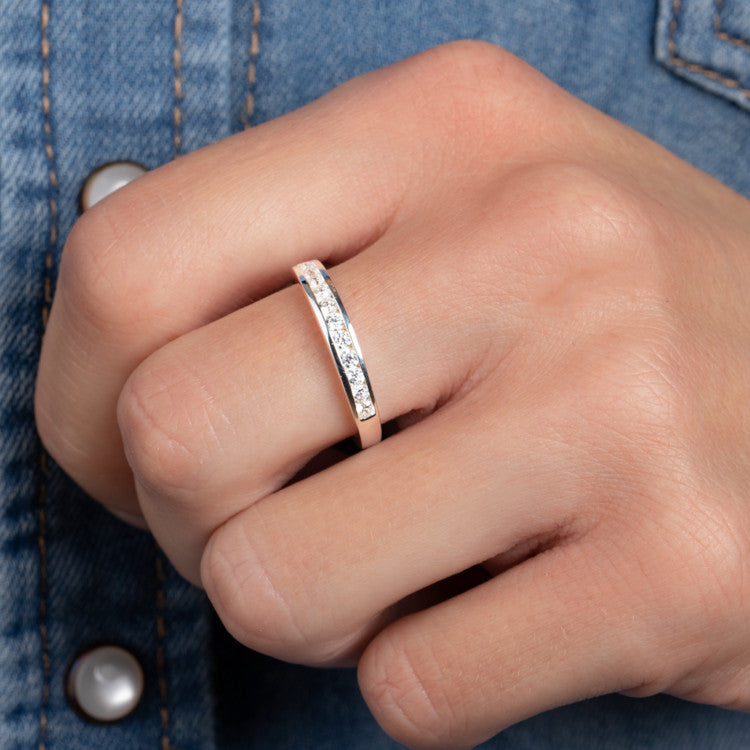 Bague alliance largeur 3 mm en Argent 925 rhodié - Neuve - Taille 48 - Femme Bague alliance largeur 3 mm en Argent 925 rhodié - Neuve - Taille 48 - Femme