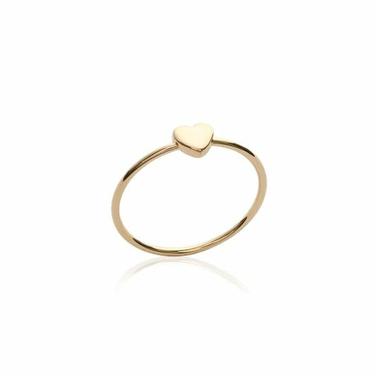 Bague fine femme coeur minimaliste