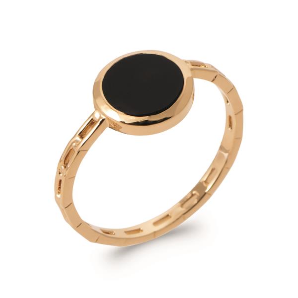bague agate noire pour femme