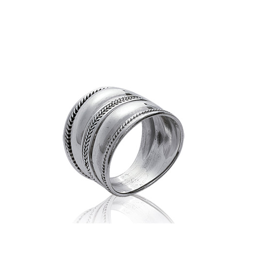 Bague Ethnique Argent 925 Femme Bohème Chic