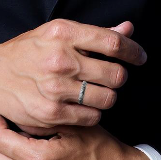 Bague Tribal Ethnique Argent