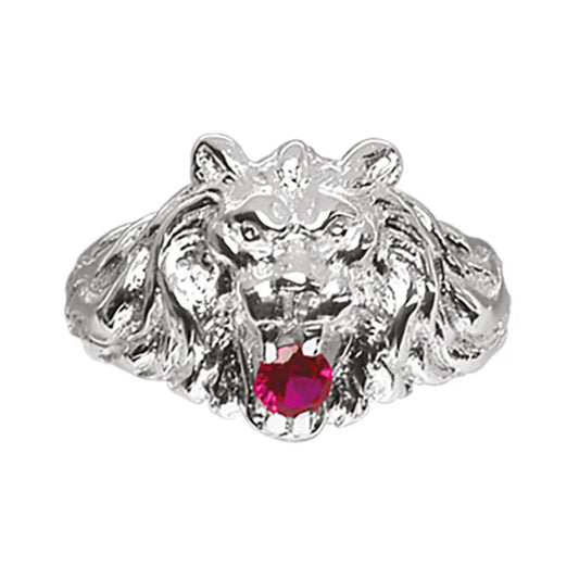 Chevalière tête de Lion : Bague symbole de force