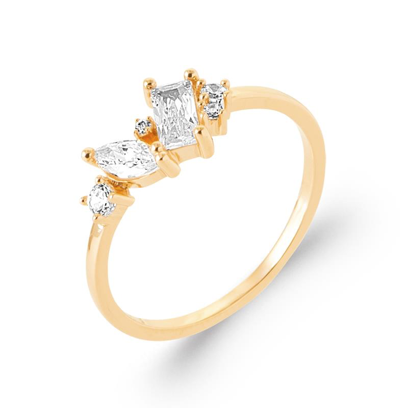 Bague fine marquise