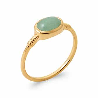 Bague avec pierre aventurine