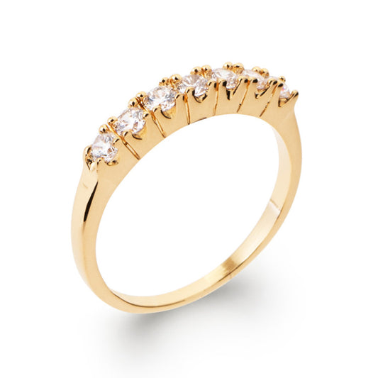 Alliance Plaqué Or couronne OZ