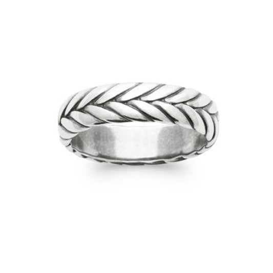 Bague Tresse Argent